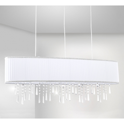 Żyrandol kryształowy nad stół 100cm K158